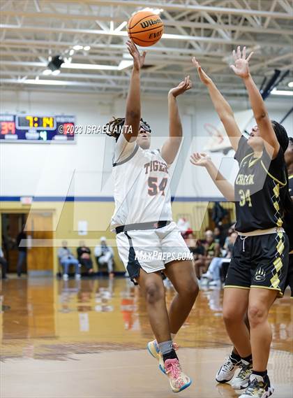 Thumbnail 2 in Gray's Creek vs. South View (2023 Cumberland County Schools Holiday Classic Tournament) photogallery.