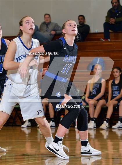 Thumbnail 2 in Davis vs. Presentation (St. Mary's Stockton MLK Showcase) photogallery.