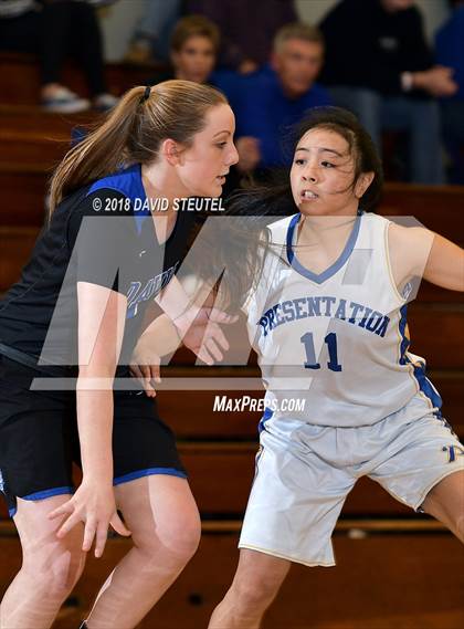 Thumbnail 3 in Davis vs. Presentation (St. Mary's Stockton MLK Showcase) photogallery.