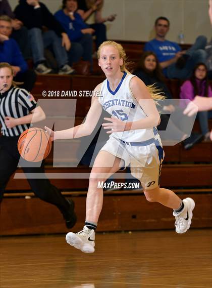 Thumbnail 3 in Davis vs. Presentation (St. Mary's Stockton MLK Showcase) photogallery.