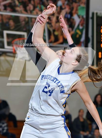 Thumbnail 2 in Davis vs. Presentation (St. Mary's Stockton MLK Showcase) photogallery.