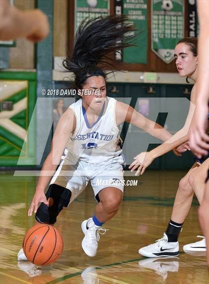 Thumbnail 2 in Davis vs. Presentation (St. Mary's Stockton MLK Showcase) photogallery.