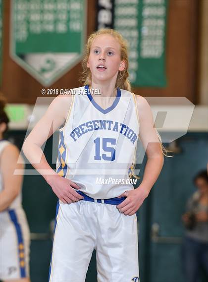 Thumbnail 2 in Davis vs. Presentation (St. Mary's Stockton MLK Showcase) photogallery.