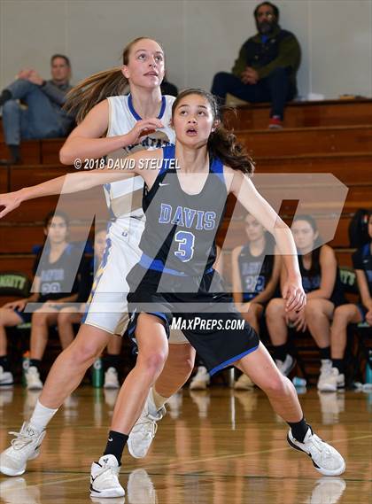Thumbnail 3 in Davis vs. Presentation (St. Mary's Stockton MLK Showcase) photogallery.