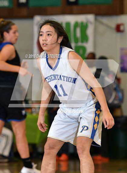 Thumbnail 2 in Davis vs. Presentation (St. Mary's Stockton MLK Showcase) photogallery.