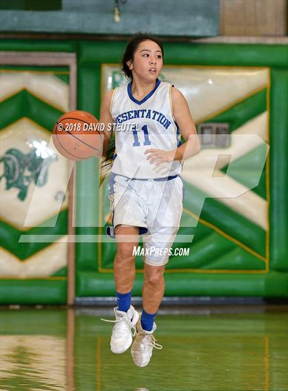 Thumbnail 3 in Davis vs. Presentation (St. Mary's Stockton MLK Showcase) photogallery.