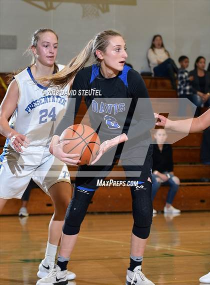 Thumbnail 3 in Davis vs. Presentation (St. Mary's Stockton MLK Showcase) photogallery.