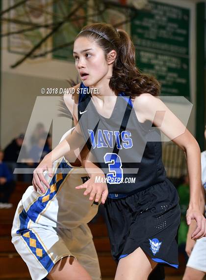 Thumbnail 1 in Davis vs. Presentation (St. Mary's Stockton MLK Showcase) photogallery.