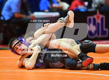 Thumbnail 3 in UIL Wrestling 5A-6A Finals (Round 1) photogallery.