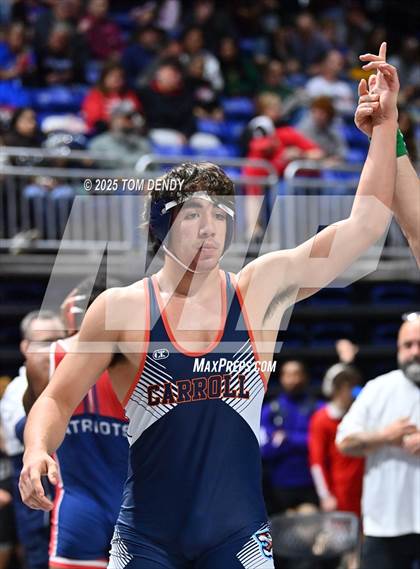 Thumbnail 1 in UIL Wrestling 5A-6A Finals (Round 1) photogallery.