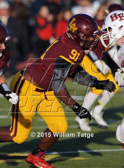 Thumbnail 3 in Homewood-Flossmoor @ Loyola Academy (IHSA Class 8A Quarterfinal) photogallery.