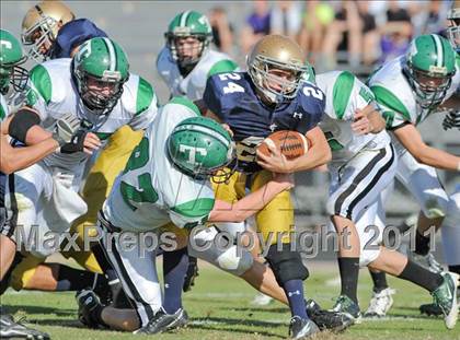 Thumbnail 2 in Thatcher vs. Yuma Catholic (AIA 2A State Semifinal) photogallery.