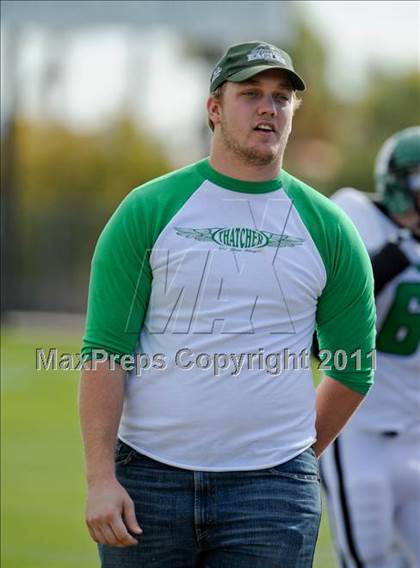 Thumbnail 2 in Thatcher vs. Yuma Catholic (AIA 2A State Semifinal) photogallery.