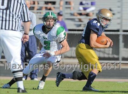 Thumbnail 2 in Thatcher vs. Yuma Catholic (AIA 2A State Semifinal) photogallery.
