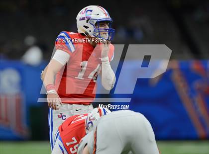 Thumbnail 2 in John Curtis Christian vs. Catholic-B.R. (LHSAA 5A Allstate Sugar Bowl Prep Classic Final) photogallery.