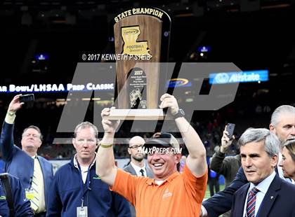 Thumbnail 3 in John Curtis Christian vs. Catholic-B.R. (LHSAA 5A Allstate Sugar Bowl Prep Classic Final) photogallery.