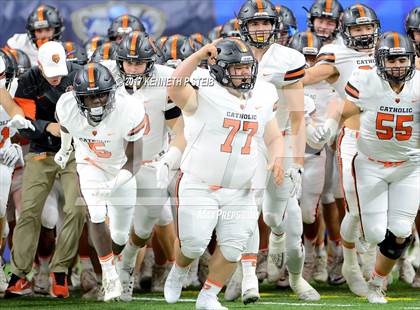 Thumbnail 1 in John Curtis Christian vs. Catholic-B.R. (LHSAA 5A Allstate Sugar Bowl Prep Classic Final) photogallery.