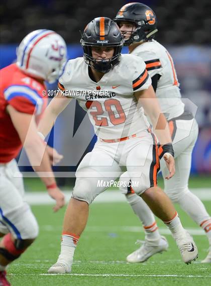 Thumbnail 2 in John Curtis Christian vs. Catholic-B.R. (LHSAA 5A Allstate Sugar Bowl Prep Classic Final) photogallery.