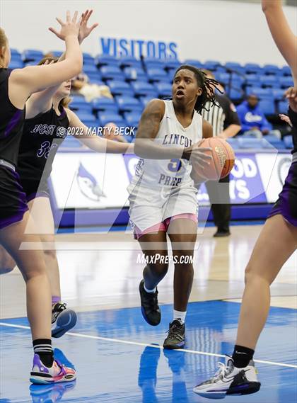 Thumbnail 2 in Lincoln Prep vs West County (The 48 Hours of Basketball) photogallery.