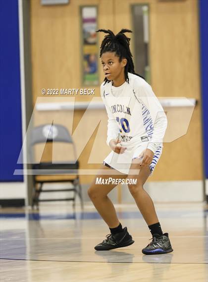 Thumbnail 2 in Lincoln Prep vs West County (The 48 Hours of Basketball) photogallery.