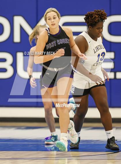 Thumbnail 2 in Lincoln Prep vs West County (The 48 Hours of Basketball) photogallery.