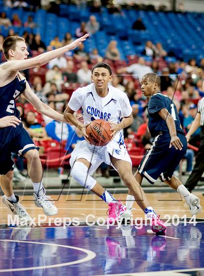 Thumbnail 3 in Capital Christian vs. Central Catholic (CIF SJS D5 Final) photogallery.