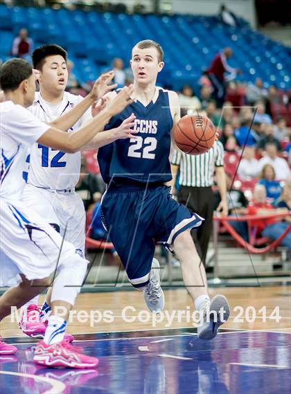 Thumbnail 2 in Capital Christian vs. Central Catholic (CIF SJS D5 Final) photogallery.