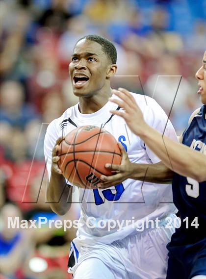 Thumbnail 3 in Capital Christian vs. Central Catholic (CIF SJS D5 Final) photogallery.