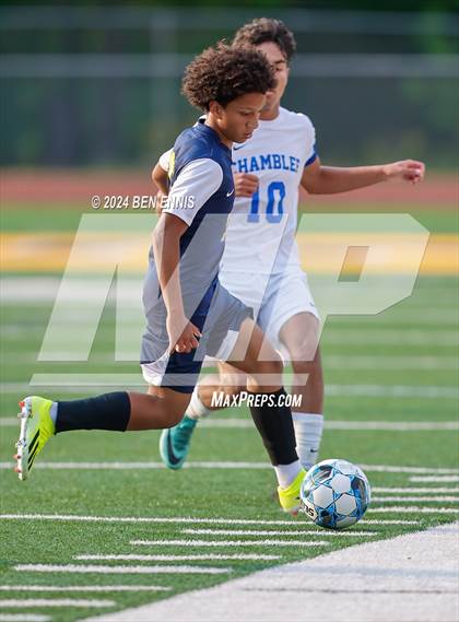 Thumbnail 3 in Chamblee vs. Eagle's Landing (GHSA 5A Round 2) photogallery.