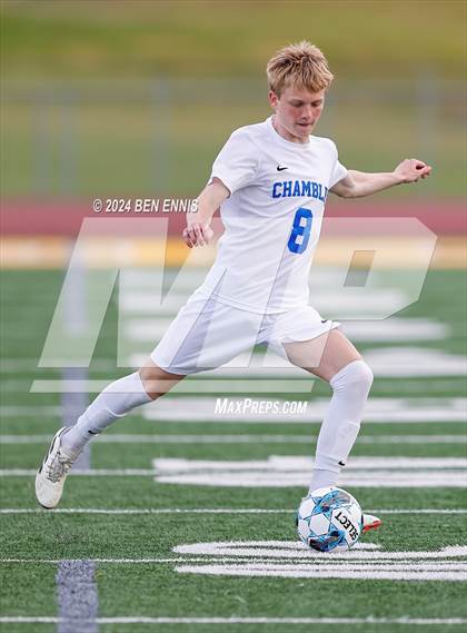 Thumbnail 2 in Chamblee vs. Eagle's Landing (GHSA 5A Round 2) photogallery.