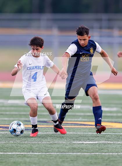 Thumbnail 1 in Chamblee vs. Eagle's Landing (GHSA 5A Round 2) photogallery.