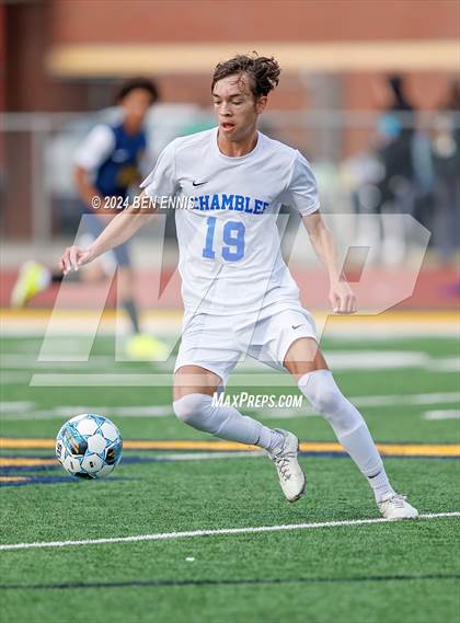 Thumbnail 1 in Chamblee vs. Eagle's Landing (GHSA 5A Round 2) photogallery.