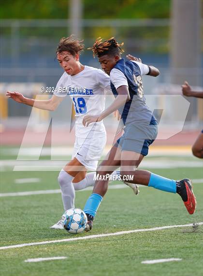 Thumbnail 2 in Chamblee vs. Eagle's Landing (GHSA 5A Round 2) photogallery.