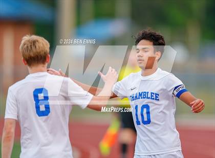 Thumbnail 3 in Chamblee vs. Eagle's Landing (GHSA 5A Round 2) photogallery.