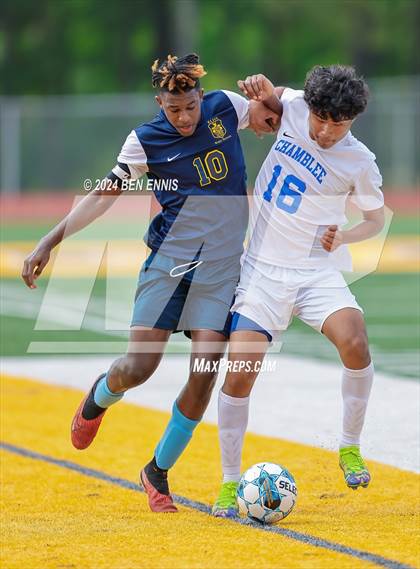 Thumbnail 3 in Chamblee vs. Eagle's Landing (GHSA 5A Round 2) photogallery.