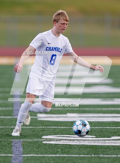 Thumbnail 1 in Chamblee vs. Eagle's Landing (GHSA 5A Round 2) photogallery.