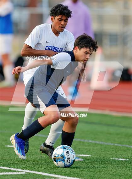 Thumbnail 3 in Chamblee vs. Eagle's Landing (GHSA 5A Round 2) photogallery.