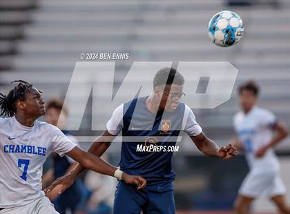 Thumbnail 2 in Chamblee vs. Eagle's Landing (GHSA 5A Round 2) photogallery.
