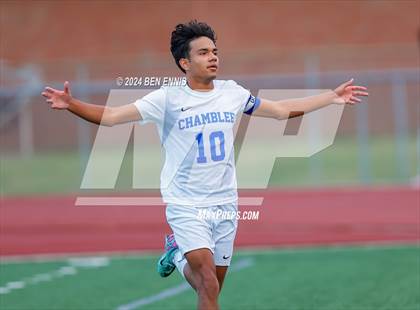 Thumbnail 2 in Chamblee vs. Eagle's Landing (GHSA 5A Round 2) photogallery.