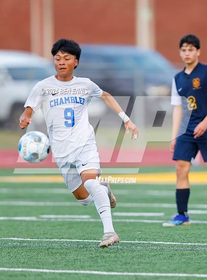 Thumbnail 1 in Chamblee vs. Eagle's Landing (GHSA 5A Round 2) photogallery.