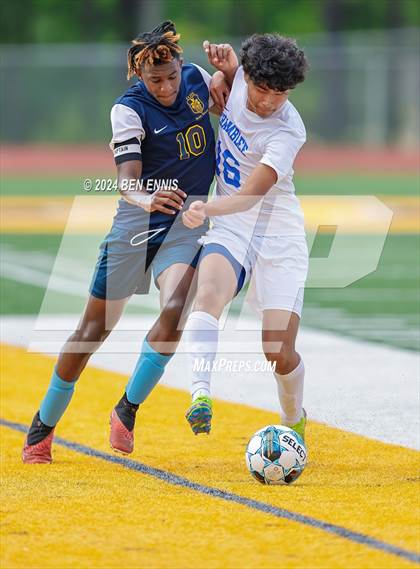 Thumbnail 2 in Chamblee vs. Eagle's Landing (GHSA 5A Round 2) photogallery.