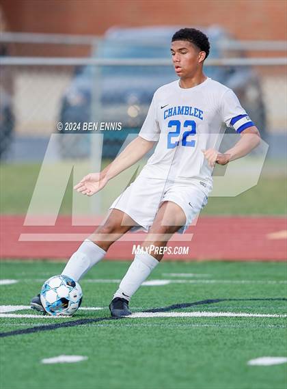 Thumbnail 3 in Chamblee vs. Eagle's Landing (GHSA 5A Round 2) photogallery.