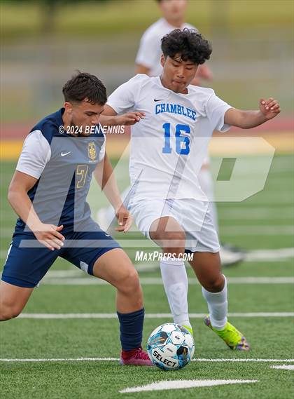 Thumbnail 3 in Chamblee vs. Eagle's Landing (GHSA 5A Round 2) photogallery.