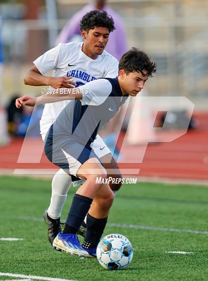 Thumbnail 2 in Chamblee vs. Eagle's Landing (GHSA 5A Round 2) photogallery.