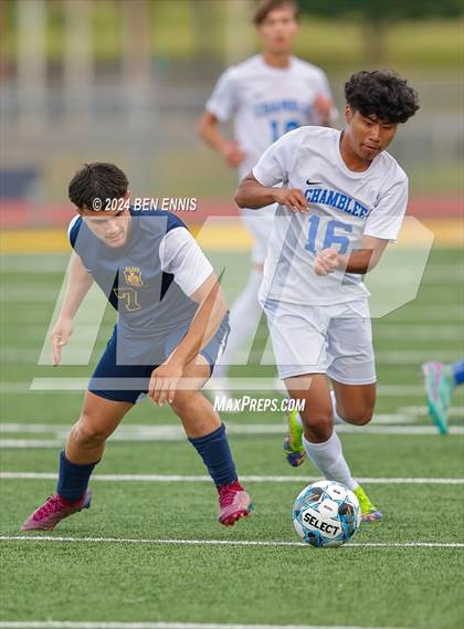 Thumbnail 2 in Chamblee vs. Eagle's Landing (GHSA 5A Round 2) photogallery.