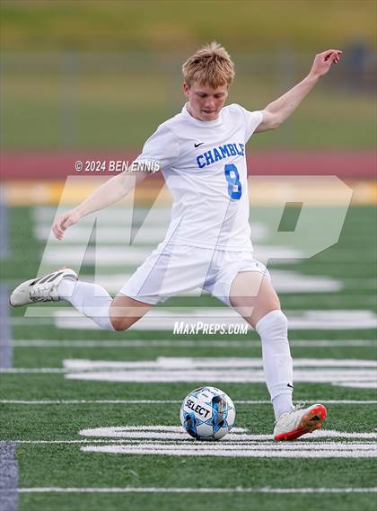 Thumbnail 2 in Chamblee vs. Eagle's Landing (GHSA 5A Round 2) photogallery.