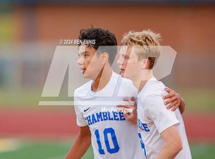Thumbnail 1 in Chamblee vs. Eagle's Landing (GHSA 5A Round 2) photogallery.
