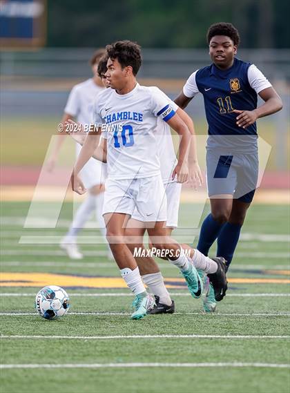 Thumbnail 3 in Chamblee vs. Eagle's Landing (GHSA 5A Round 2) photogallery.