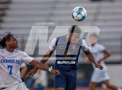 Thumbnail 2 in Chamblee vs. Eagle's Landing (GHSA 5A Round 2) photogallery.