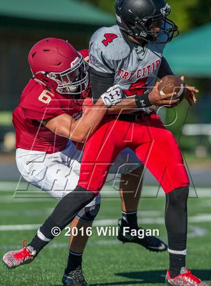 Thumbnail 2 in Tri-Cities vs. Johns Creek (Scrimmage)  photogallery.